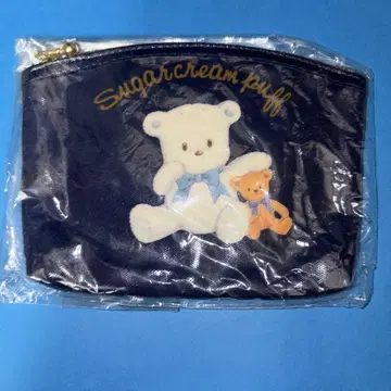 [레트로] SANRIO 슈가 크림 퍼프 티슈 케이스 포함 파우치