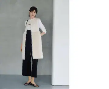 [ 새상품 ] 알아바일 리버서블 보아 롱베스트