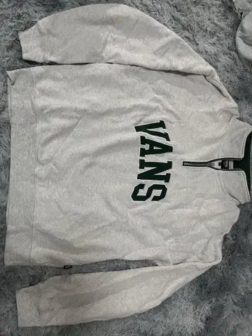 VANS 그레이 집업 트레이닝복