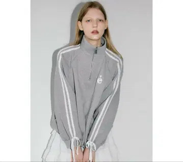 epine 에피누 하프 지퍼 그레이