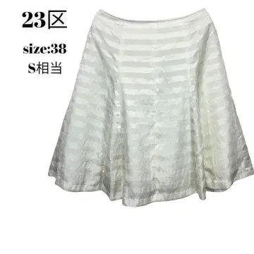 23구 23KU 스커트 38 무릎 기장 멋스러운 고급 S
