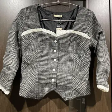 택 포함 미사용 새상품 이토미 메이드라이크 셋업 (그레이)