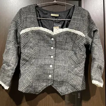 택 포함 미사용 새상품 이토미 메이드라이크 셋업 (그레이)