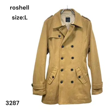 로쉘 roshell 피 코트 아우터 L 멋진 비즈니스 겨울