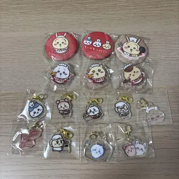 치이카와 치이카와 레스토랑 캔뱃지 아크릴 스탠드 아크릴 참