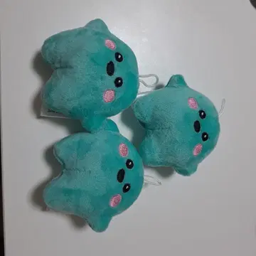 만박 독일 파빌리온 타, 서큐라짱의 파란색 귀여운 봉제 인형 3개 세트