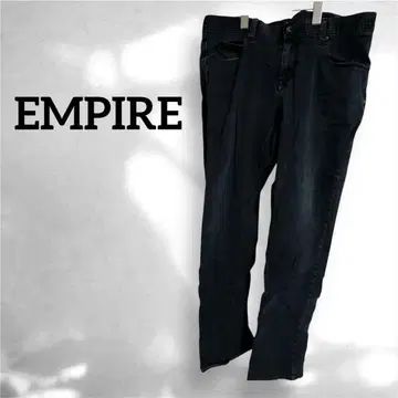 EMPIRE 다크 블루 슬림핏 데님 팬츠