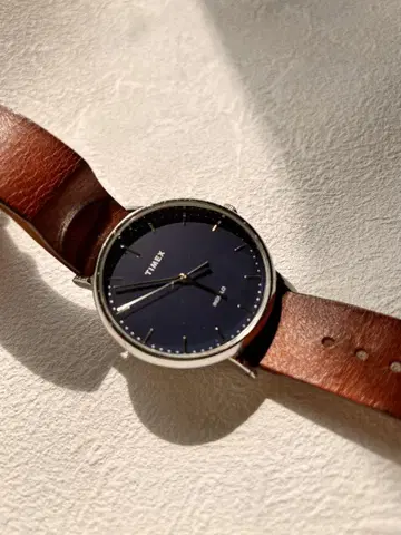TIMEX 네이비 아날로그 손목시계