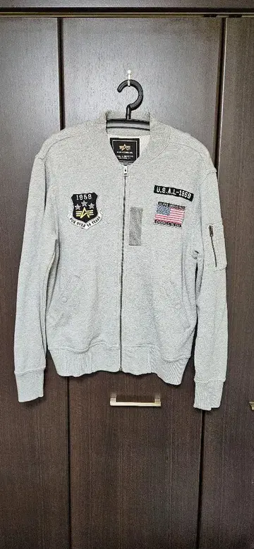ALPHA INDUSTRIES 스웨트 블루종 MA-1 타입