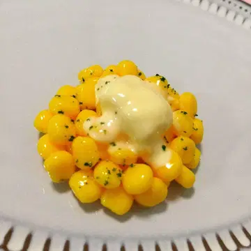 콘 버터 식품 샘플 마그넷