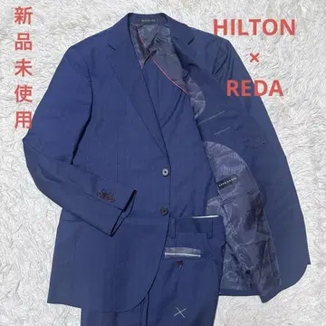 미사용 새상품 HILTON REDA Super110's 수트 A6 네이비