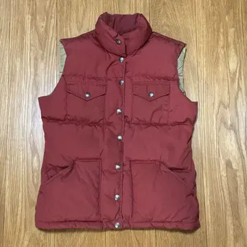 70s The North Face 다운 베스트 브라운 택