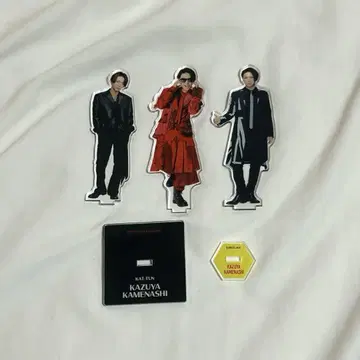 카메나시 카즈야 아크릴 스탠드 3점 세트 덤