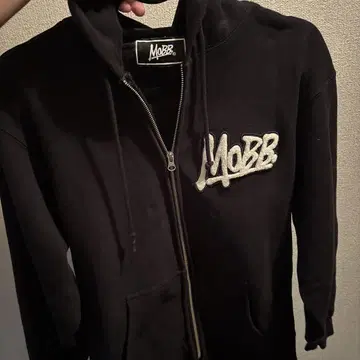 MOBB 집업 후드티 L 블랙