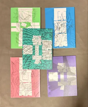 킬라킬 원화집 콘티집 미술 보드집 5권 세트