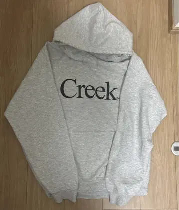 Creek 그레이 후드티 L 사이즈
