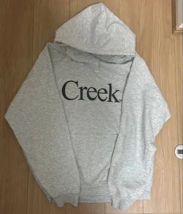 최종 가격 인하 Creek 그레이 후드티 L 사이즈