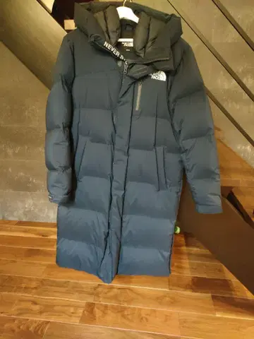 THE NORTH FACE 네이비 롱 다운 코트