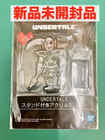 undertale 스탠드 부착 아크릴 플레이트 안다인 언더테일