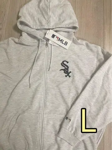 MLB 화이트삭스 로고 사가라 자수 지퍼 후드티 맨투맨 L