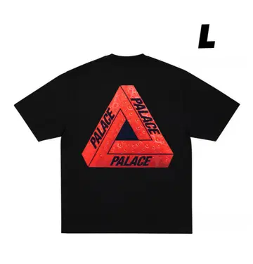 PALACE FUKUOKA 로고 티셔츠 블랙 후쿠오카 한정판