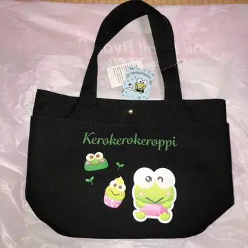 산리오 케로케로케로피 미니 토트백 블랙 택 포함 리믹스 아베일