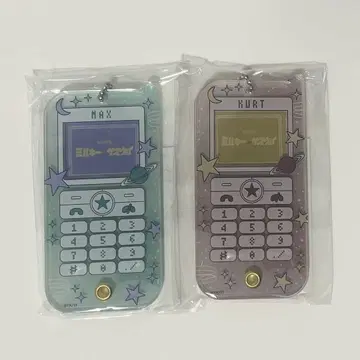 밀키 웨이 핸드폰풍 아크릴 케이스 아크링 키링 카트 맥스