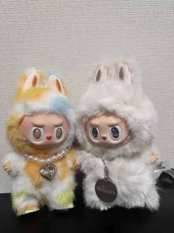 labubu zimomo 봉제 인형 2개 세트
