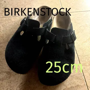 블랙 스웨이드 샌들 버켄스탁 BIRKENSTOCK 가을 25cm