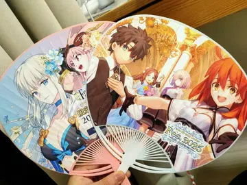 FGO 페스티벌 2025 입장 혜택 부채 세트 2개 마슈 모르간