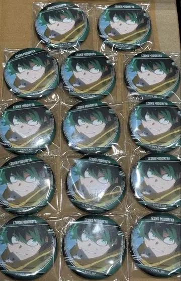 히로아카 나의 히어로 아카데미아 미도리야 이즈쿠 데쿠 텍스처 캔뱃지