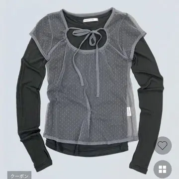 fancy club 3WAY DOT LAYERED LONG SLEEVE
