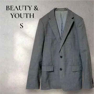 [ BEAUTY & YOUTH ] 테일러드 자켓 오피스 다크 그레이