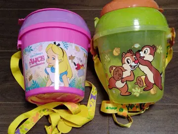 디즈니랜드 팝콘 바스켓 이상한 나라의 앨리스 칩과 데일