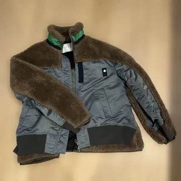 sacai 사카이 보아 절개 MA-1 블루종