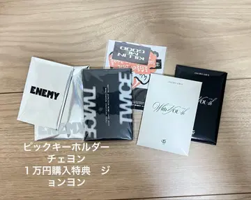 TWICE ENEMY 피크 키링 포토 카드 세트 만엔 특전