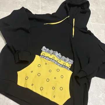 graniph 쥐의 ANDY 치즈 만주 루즈핏 후드티