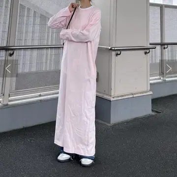 CIAOPANIC TYPY 크루넥 롱컷 원피스 핑크
