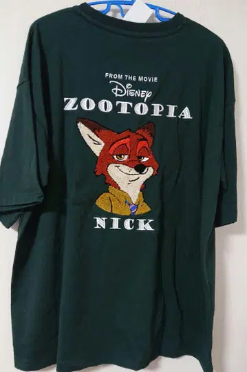 주토피아 닉 와일드 셔츠 L