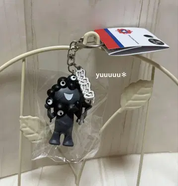 검정 미야쿠미야쿠 입체 PVC 키링 플레이트 포함 만박 새상품 블랙