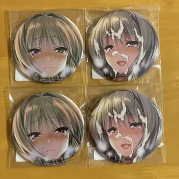 아마카노 아마카노 플러스 복권 D상 캔뱃지 카미바야시 히지리 4점