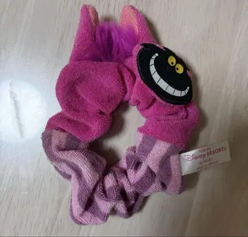 레어 체셔 고양이 스크런치 도쿄 디즈니 리조트 원더랜드 앨리스 머리끈