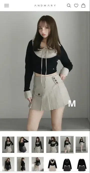 택 포함 새상품 ANDMARY Robin girls set up