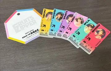 라라포트 FRUITS ZIPPER 스티커 6개 세트