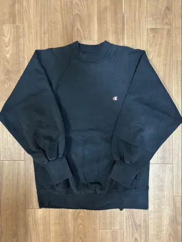 90s 챔피언 리버스 위브 모크넥 블랙 XL
