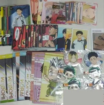 하이큐 캐릭터 굿즈 애니메이션 굿즈 바보카 트레이딩 카드 묶음 판매