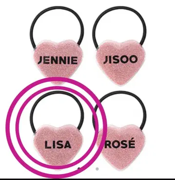 BLACKPINK 공식 굿즈 2019-2020 머리끈 리사