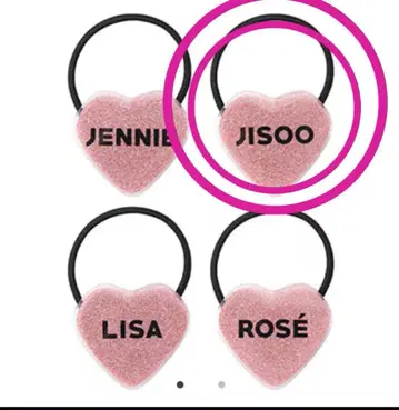 BLACKPINK 공식 굿즈 2019-2020 머리끈 지수