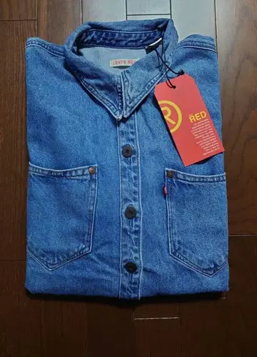 Levi's RED 여성용 데님 셔츠 미사용 새상품