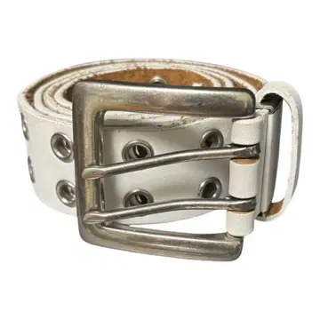 Vintage white studded belt y2k opium